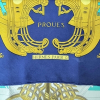 Vintage Hermès Proues Silk Scarf 87x87