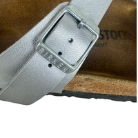 Birkenstock Gizeh Silver Birko-Flor (39)