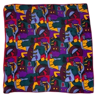 Loredano Pure Silk Print Scarf