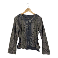 Gudrun Sjöden Cotton Floral Embroidered Jacket (M)