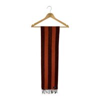 Cashmere scarf with fringe