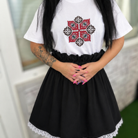 Тениска с българска шевица „Канатица“