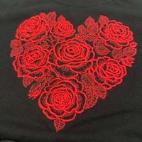 Тениска Сърце от Рози