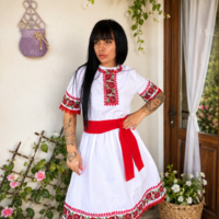 рокля с етно мотиви “Мама и Дъщеря“