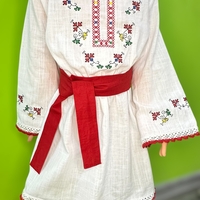 Кенарена риза с бродерия