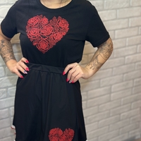 Тениска Сърце от Рози