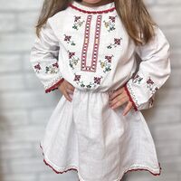 Кенарена риза с бродерия