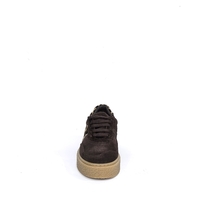Women's sneakers / natural  leather / brown / anatomical insole/755