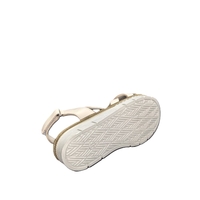Women's sandals / genuine leather / 7367/beige / anatomical insole