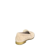 Women's moccasins / loafers / genuine leather / 78-67 / beige