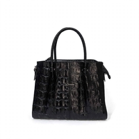 Women's handbag / genuine leather / 761-02 / black