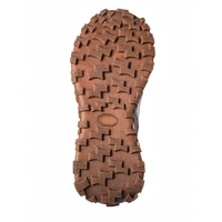 Men's sneakers / genuine leather / 750-02 / beige + brown / anatomical insole