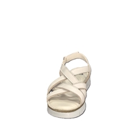 Women's sandals / genuine leather / 7367/beige / anatomical insole