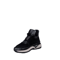 Women's casual boots / genuine leather / 735-05 / black