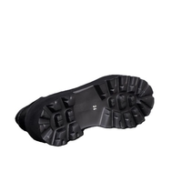 Women's moccasins / loafers / genuine leather / black /716-10