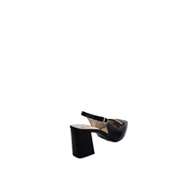 Women's elegant shoes / genuine leather /729-35/black