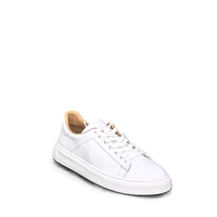 Мъжки сникърс / кец / естествена кожа / 705-5 / бяло / анатомична стелка