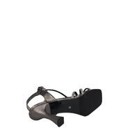 Дамски елегантни сандали / естествена кожа / никел   /713-36