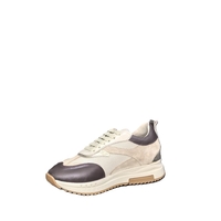 Дамски сникърс/ естествена кожа / 721-39/бежаво+кафяво