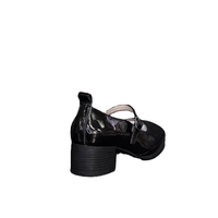 Women's casual shoes / genuine leather / anatomical insole / black / 756-46