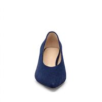 Elegant women's shoes / genuine leather / 735-79 / blue suede