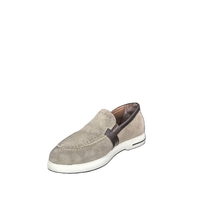 Men's moccasins/ loafers/ genuine leather/74-50/beige+ brown