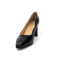Women's elegant shoes / genuine leather / 717-71 / black