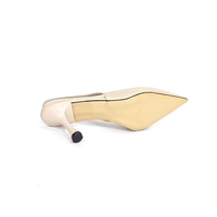 Women's elegant shoes / eco leather / beige / 756-6
