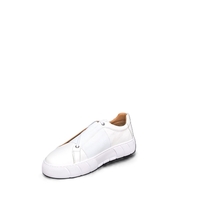 Мъжки сникърс / кец / естествена кожа / 710-85/бяло