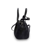 Women's handbag / genuine leather / 761-11 / black