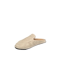 Women's moccasins / loafers / clogs / genuine leather / 713-15 / beige