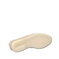 Дамски мокасини / лоуфъри /естествена кожа / бежаво /77-50