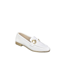 Дамски лоуфъри/ мокасини / естествена кожа /7212-7/бяло