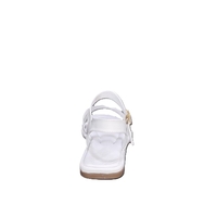Women's sandals / genuine leather / 7296/white