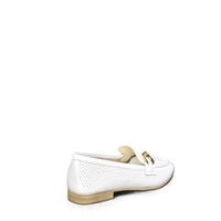 Дамски лоуфъри/ мокасини / естествена кожа /7212-7/бяло