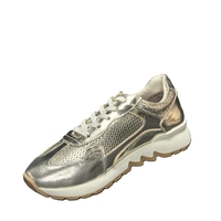 Women's sneakers / genuine leather / anatomical insole / 720-35 / gold