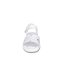Women's sandals / genuine leather / 7296/white