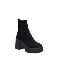 Дамски елегантни боти / естествена кожа/ 720-7/черно