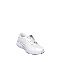 Дамски сникърс /естествена кожа /бяло /7803 / анатомична стелка