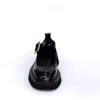 Women's casual shoes/natural  leather/7531/black