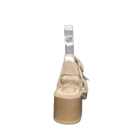Ladies' elegant sandals / natural leather / 725-02/beige/