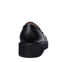 Men's elegant shoes/loafers / genuine leather / 766 / black
