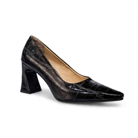 Women's elegant shoes / genuine leather / 717-71 / black