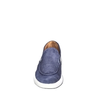 Men's moccasins/ loafers/ genuine leather/74-50/blue