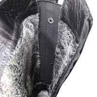 Дамски ежедневни ботуши / естествена кожа /черно /723-11