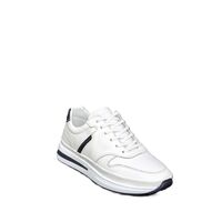 Мъжки сникърс / кец / естествена кожа / 7241 / бяло/ анатомична стелка