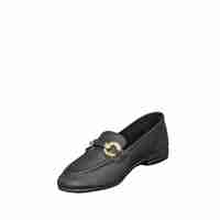 Дамски лоуфъри/ мокасини / естествена кожа /7212-7/черно