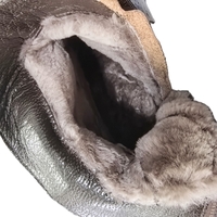 Дамски ежедневни боти / естествена кожа /  75-08/ кафяво