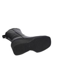 Дамски елегантни боти / естествена кожа/ платформа / 725-1/черно