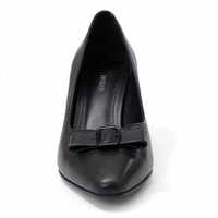 Women's elegant shoes/genuine leather/70-03/black